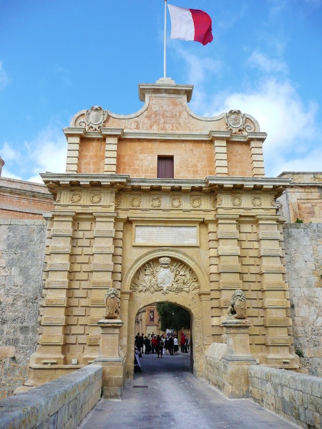 Mdina, hoofdpoort