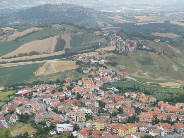 Uitzicht vanaf Città di San Marino