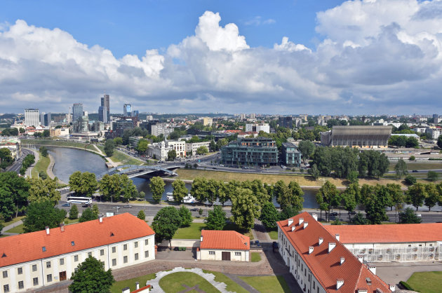 Uitzicht op Vilnius