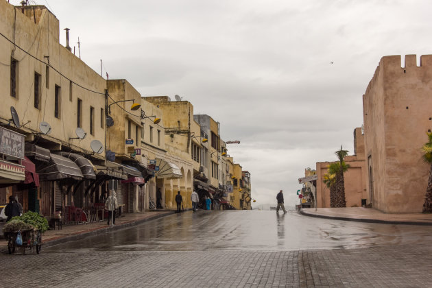 Meknes in de regen