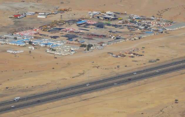 Uitzicht vanaf Jebel Hafeet