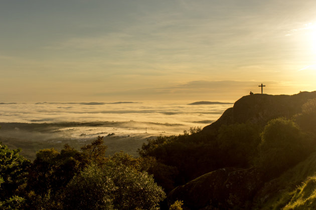 de zonsopkomst bij Marvao