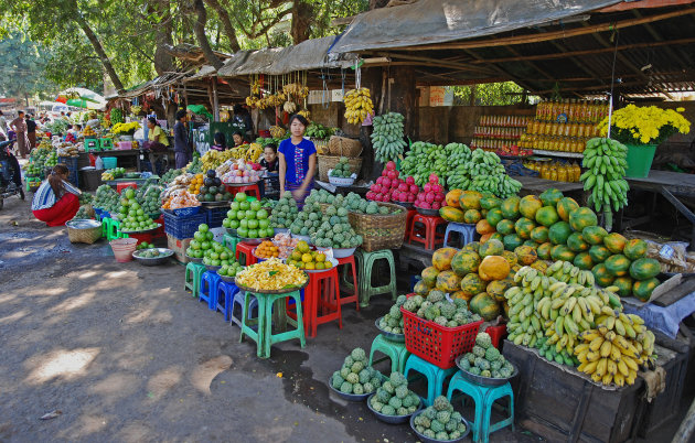 Markt van Old Bagan!