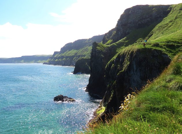 De kust bij Carrick-a-Rede