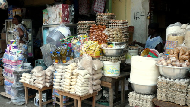 De kruidenier in Takoradi .