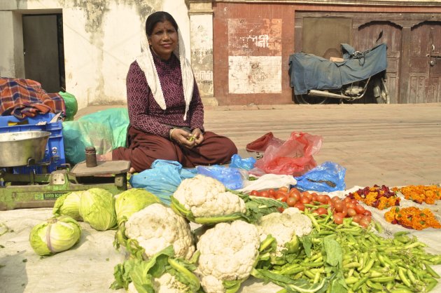 's morgens vroeg in Bhaktapur