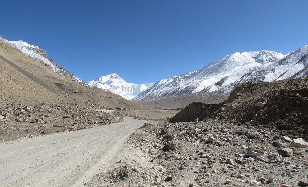 onderweg naar Rongbuk