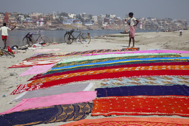 Sari's drogen op strand