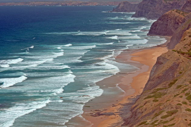 De onbedorven kust van het natuurparkl Costa Vicentina; een paradijs voor natuurliefhebbers.,