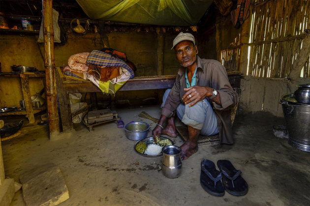 Interieur huisje Sauraha