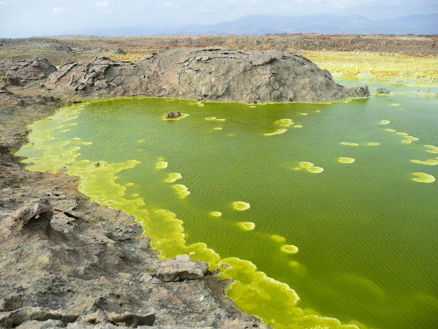 Zwavelmeer in Dallol