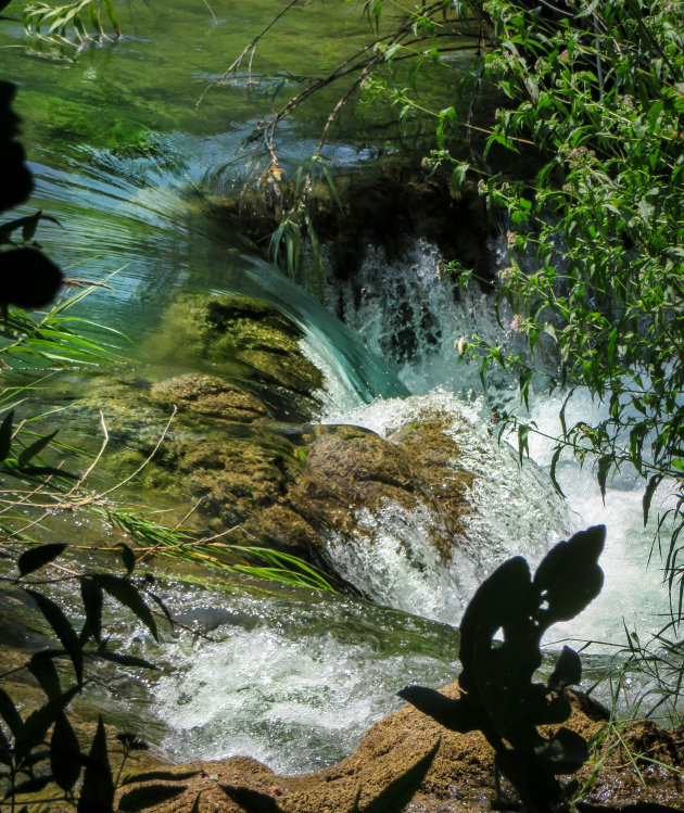 Een wandeling langs de watervallen.