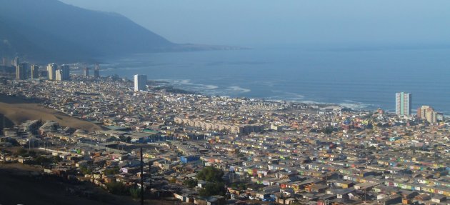 Zicht op Iquique