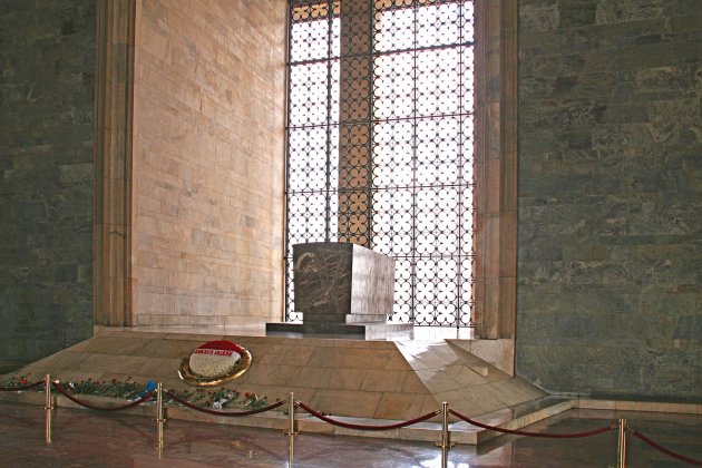 binnenkant mausoleum Atatürk