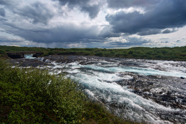 Bruarfoss vanaf boven