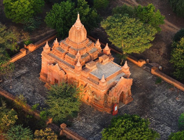 Bagan vanuit de lucht. 