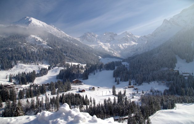 Kleinschalige wintersport in Kleinwalsertal