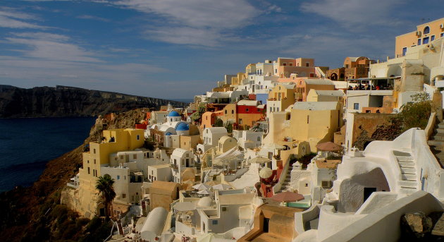 Ultieme pastelkleuren op Santorini !