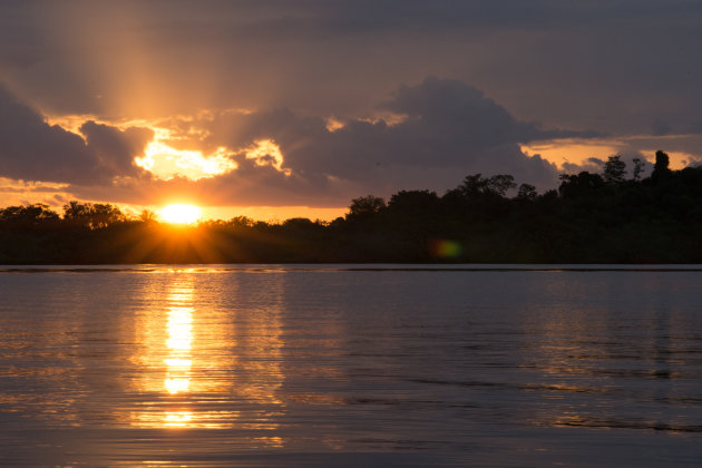 Zonsondergang op het Cuyabenomeer