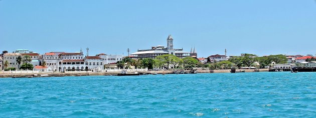 Zicht op Stone Town 