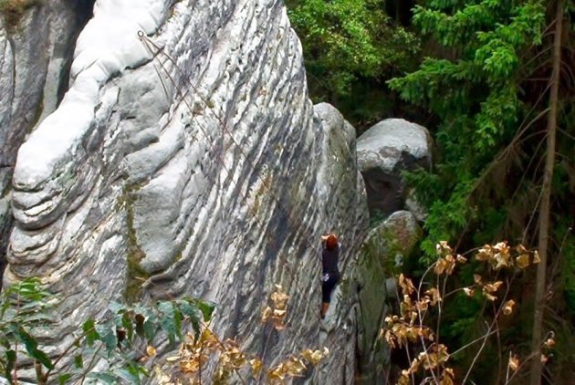 Bergbeklimster in nood