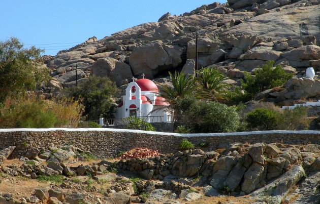 Rode koepeltjes in Mykonos !