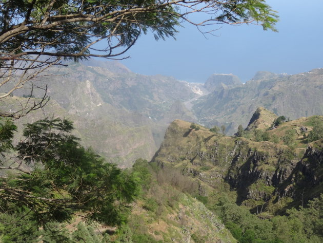 Zicht op Ribeira Grande