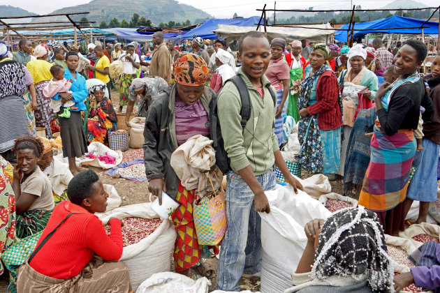 Kisoro markt, voor al uw bonen