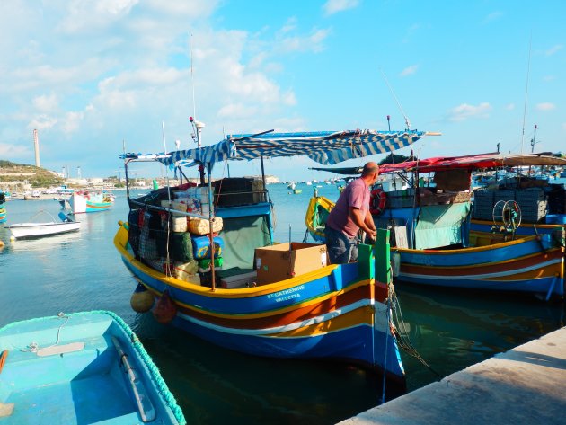 Karakteristieke vissersbootjes