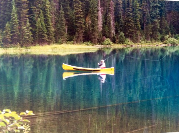 Genieten op Maligne Lake