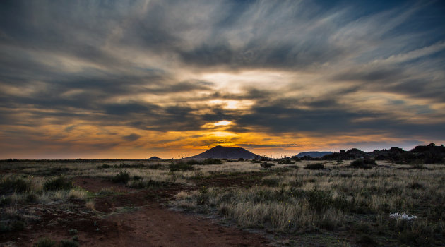 zonsopkomst Tiger Canyons