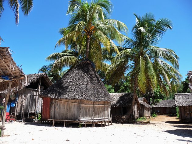 Eilandje voor de kust van Madagaskar