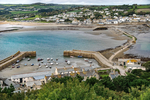 Hoog op St Michael's mount