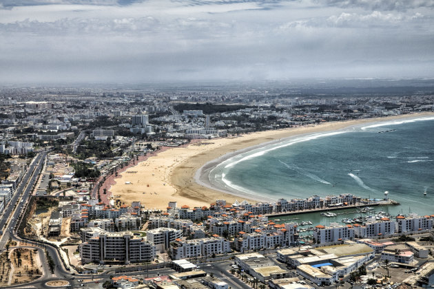 Uitzicht over Agadir