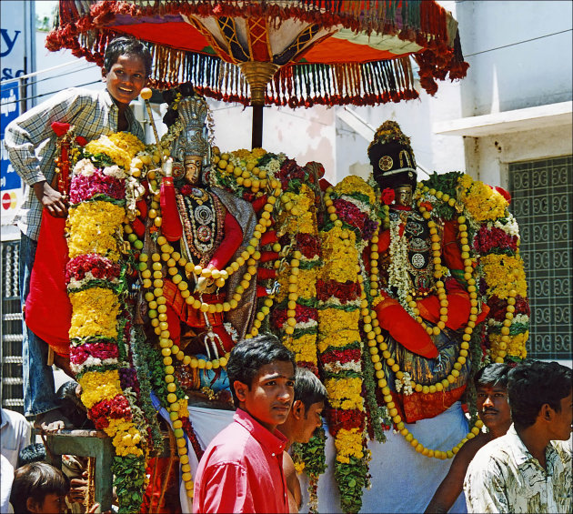 Het huwelijk van Meenakshi en Shiva
