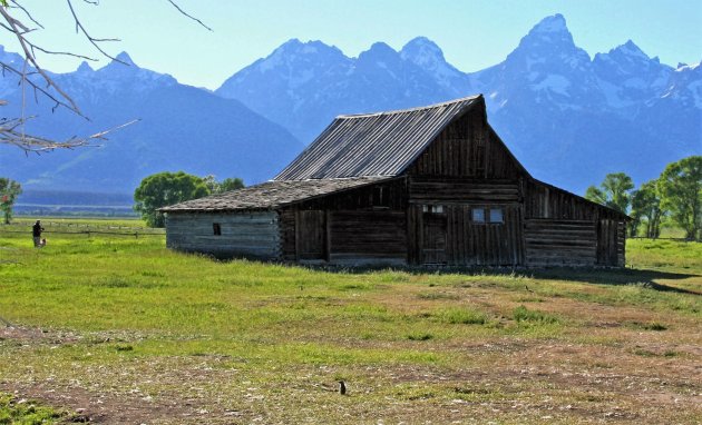 A barn in Wyoming