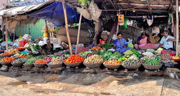Markt in Madurai