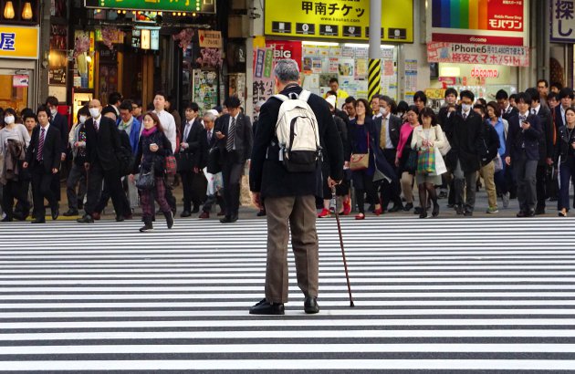 Te laat op de Shibuya crossing