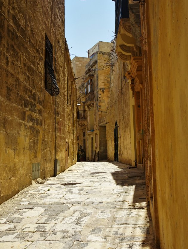 Nauwe straatjes van Birgu