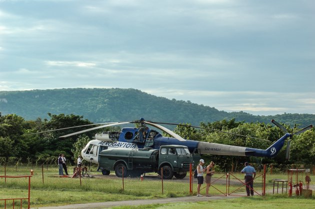 Trip met de Russische MI-8 gevechtshelikopter