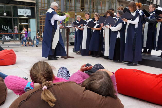 Open lucht concerten middenin de stad