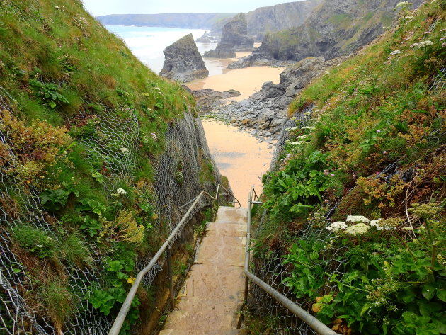 Bedruthan Steps. 