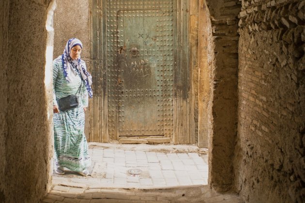 Vrouw in Fez