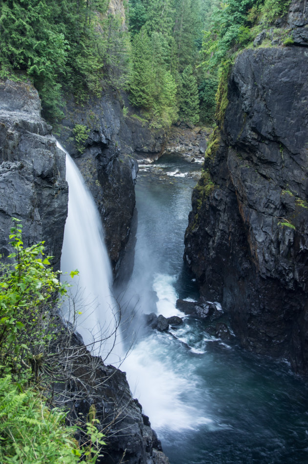 Elk Falls bij Cambell River