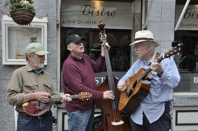 Straatmuzikanten in Galway