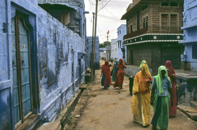 Straatbeeld Jodhpur.