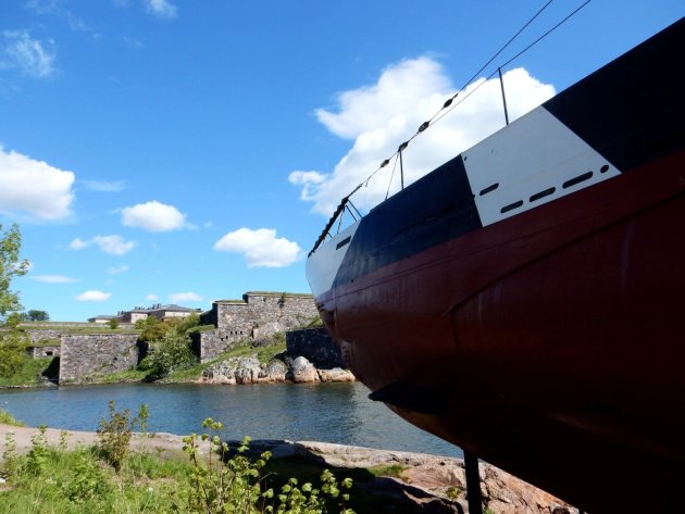 De Vesikko op Suomenlinna