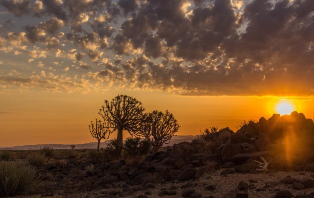 Het landschap bij Fish River Canyon