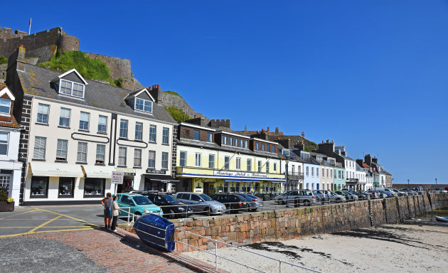 Gorey Castle en Gorey Harbour!