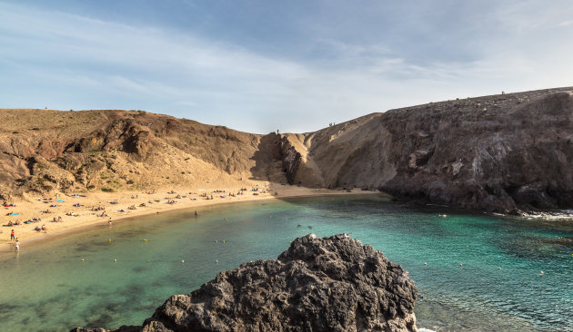 Zicht op Playa Papagayo